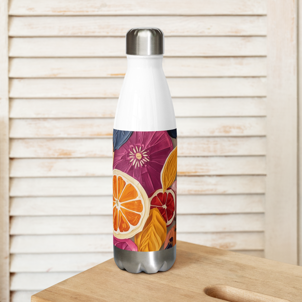 Gourde en acier inoxydable – Bouteille isotherme design – Pour boissons chaudes et froides