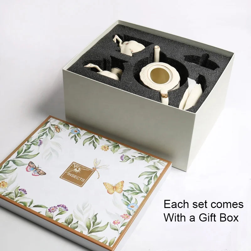 Coffret service à thé élégant idée cadeau