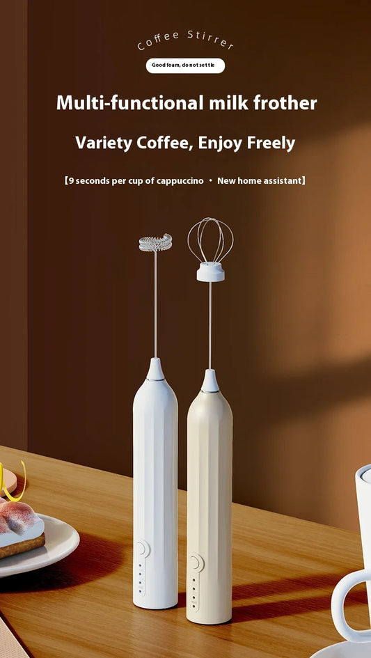 Mousseur à lait électrique rechargeable USB