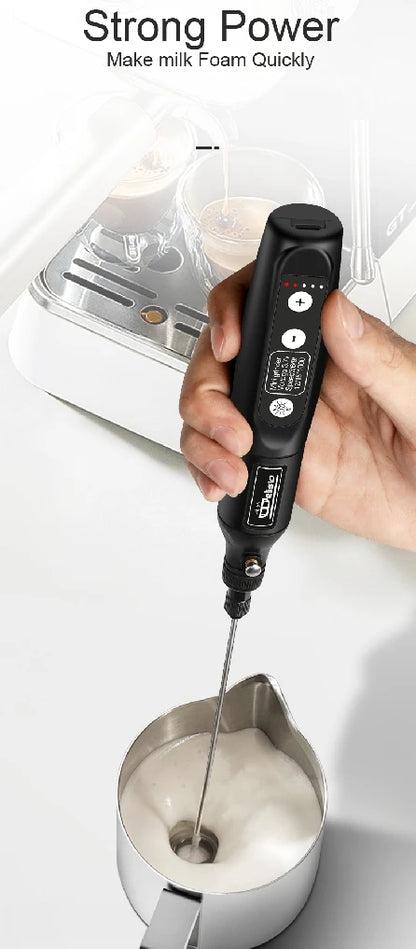 Mousseur à lait électrique pour cappuccino et latte