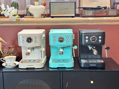 Machine à Expresso Semi-Automatique 20 Bars avec Mousseur à Lait