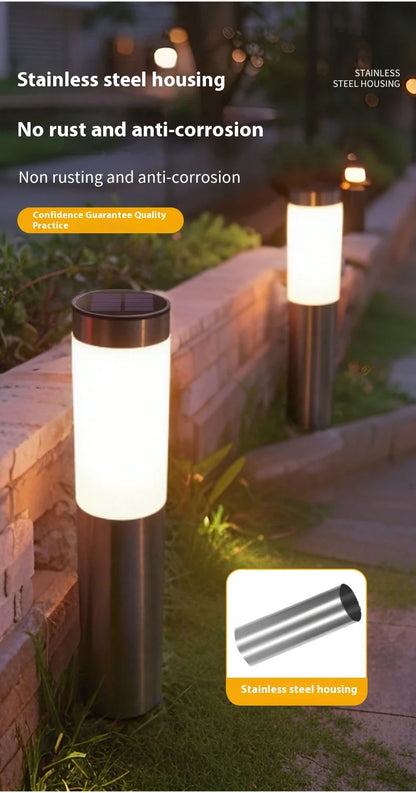 Lampe solaire d’allée extérieure – Éclairage LED automatique pour jardin