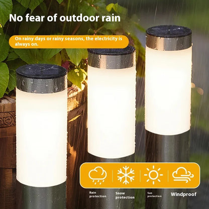 Lampe solaire LED d’allée extérieure étanche IP65 pour jardin