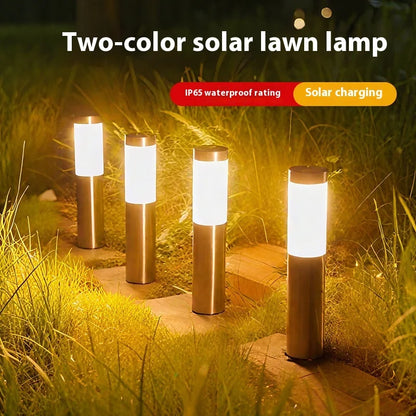 Lampe solaire LED d’allée extérieure étanche IP65 pour jardin