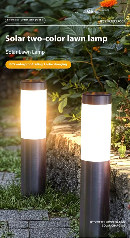 Lampe solaire d’allée extérieure – Éclairage LED automatique pour jardin