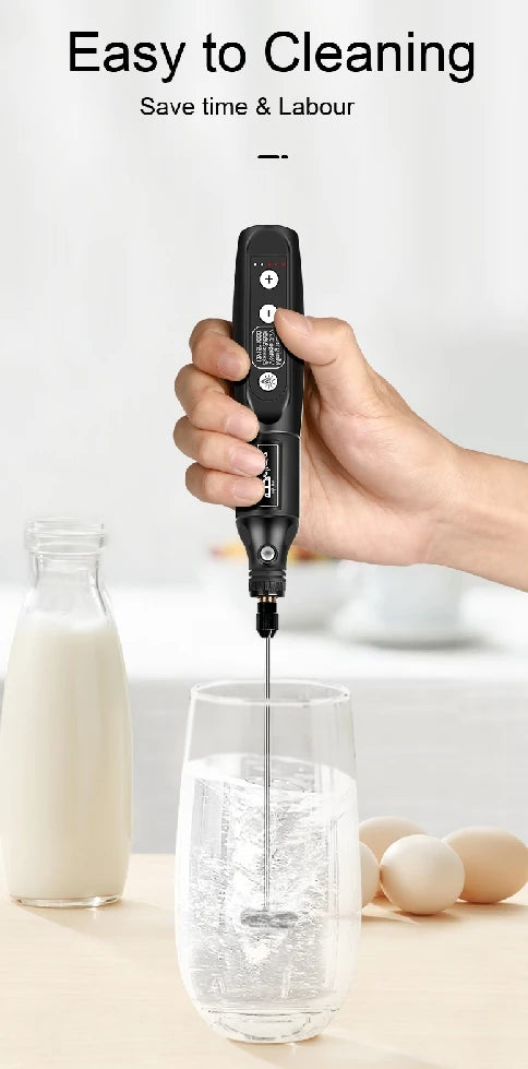 Mousseur à lait électrique pour cappuccino et latte