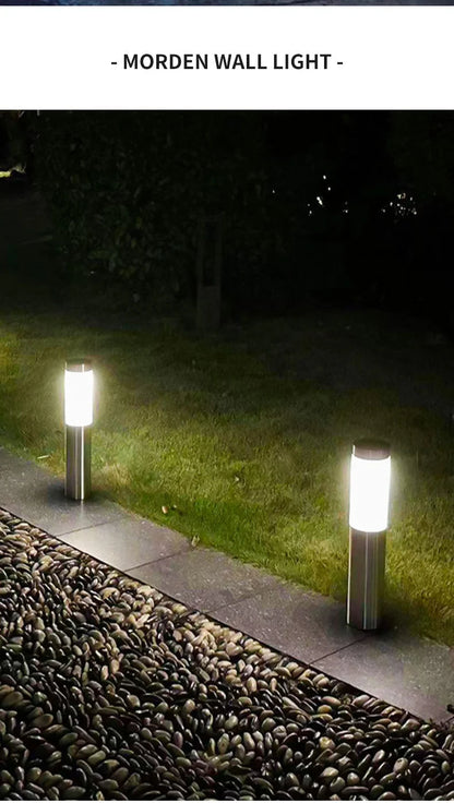 Lampe solaire d’allée extérieure – Éclairage LED automatique pour jardin