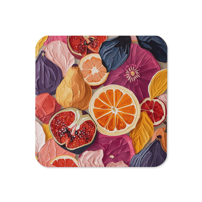 Dessous de verre avec dos en liège