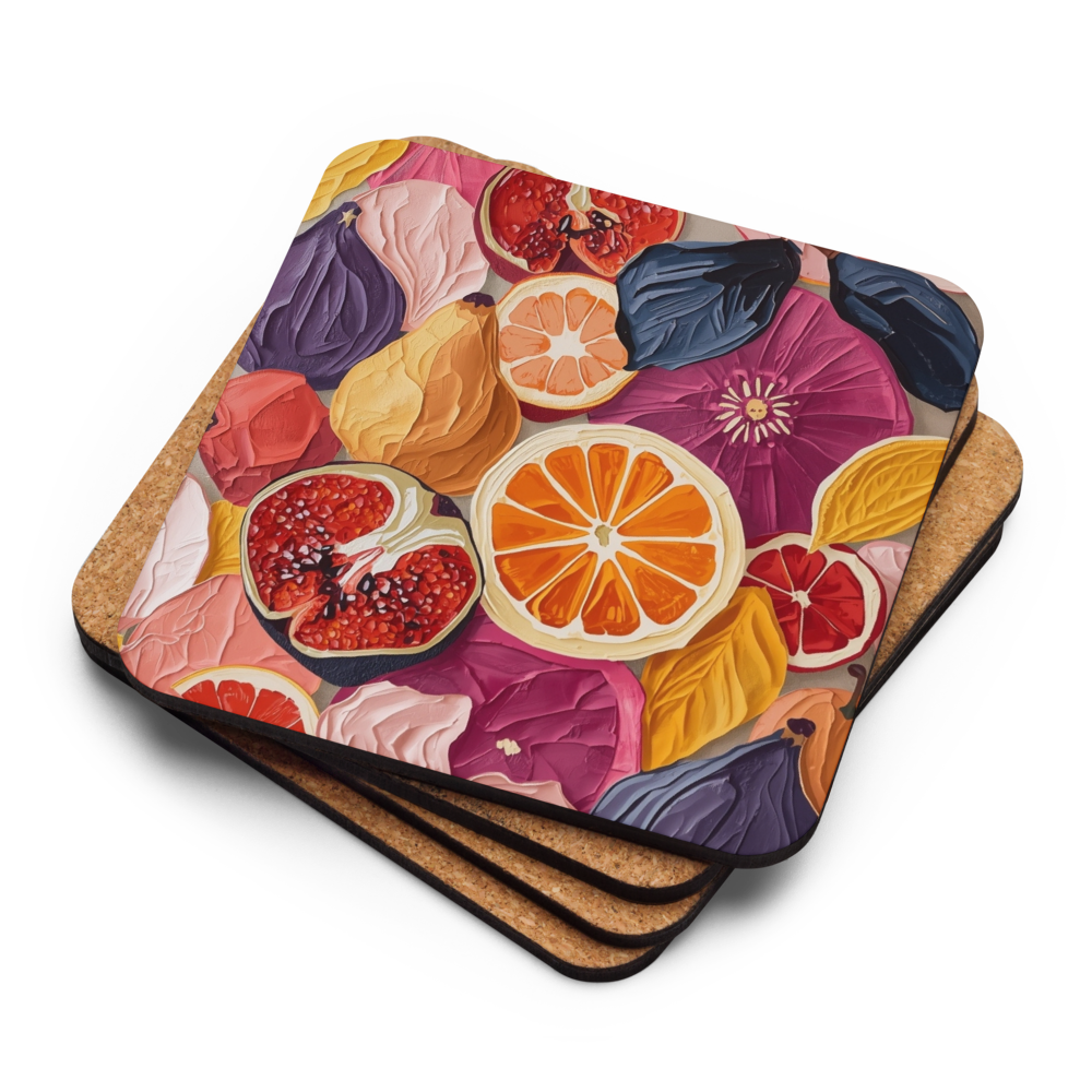 Dessous de verre avec dos en liège