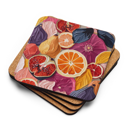 Dessous de verre avec dos en liège