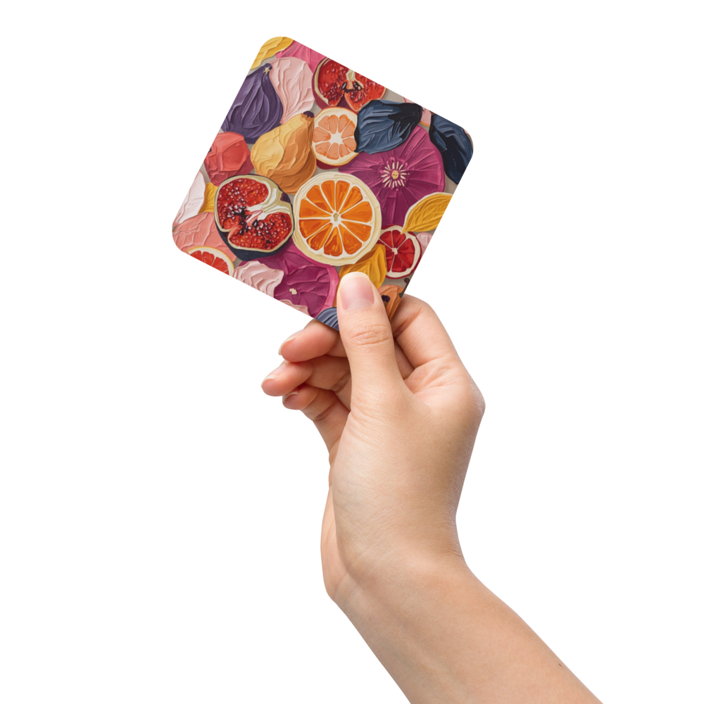 Dessous de verre avec dos en liège – Résistant à la chaleur et antidérapant – Pour café et thé