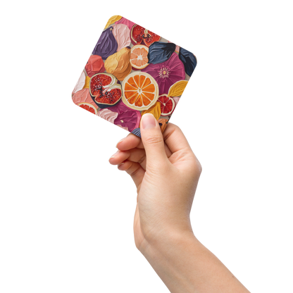 Dessous de verre avec dos en liège – Résistant à la chaleur et antidérapant – Pour café et thé