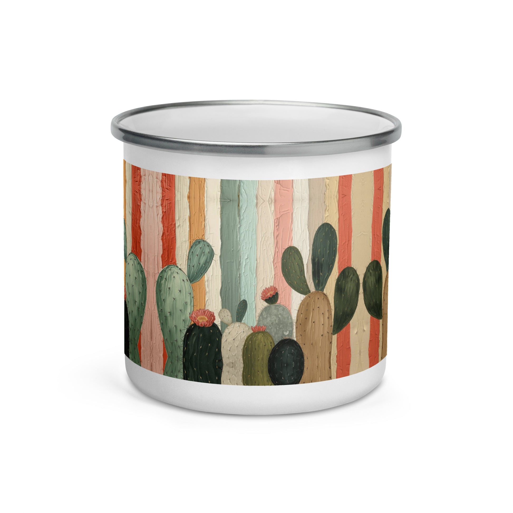Mug Émaillé Cactus 