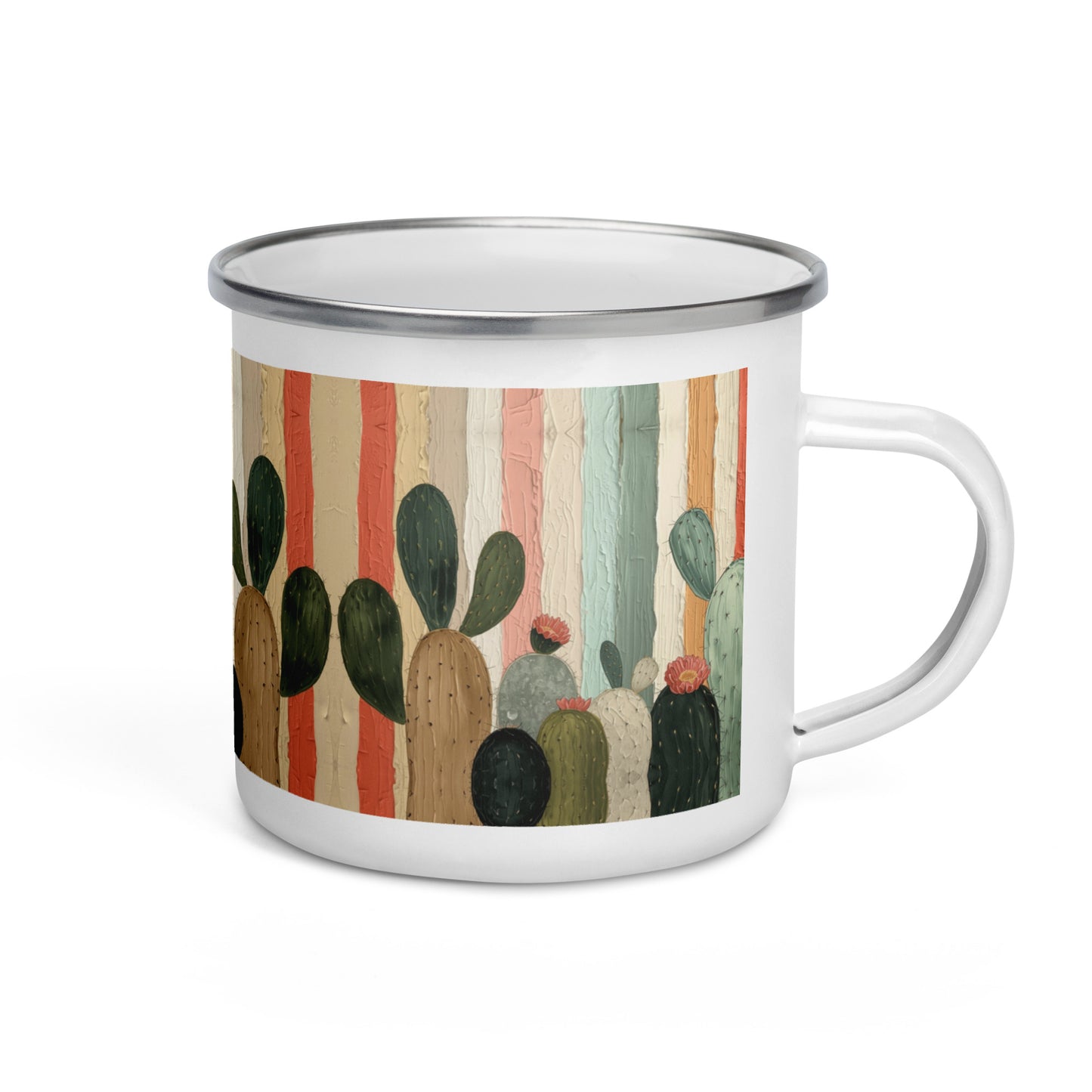 Mug Émaillé Cactus 