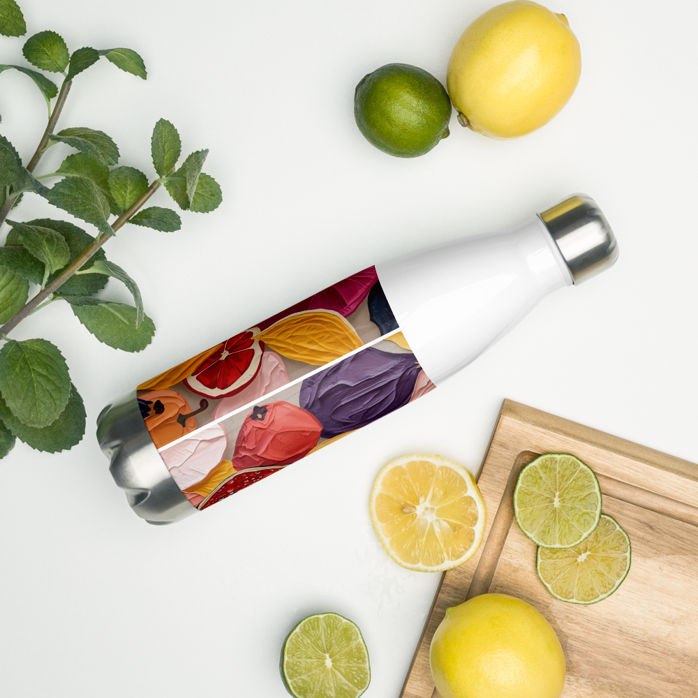 Gourde en acier inoxydable – Bouteille isotherme design – Pour boissons chaudes et froides