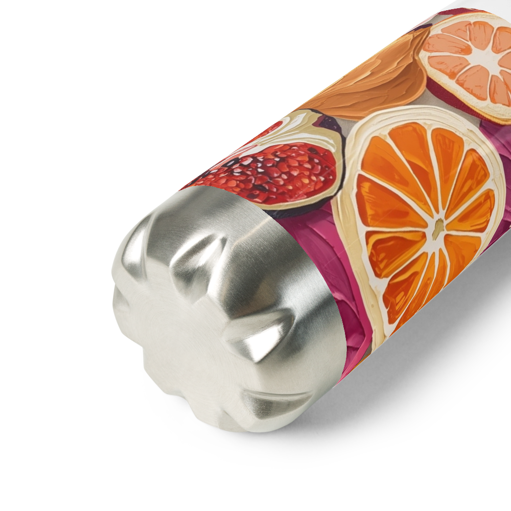 Gourde en acier inoxydable – Bouteille isotherme design – Pour boissons chaudes et froides