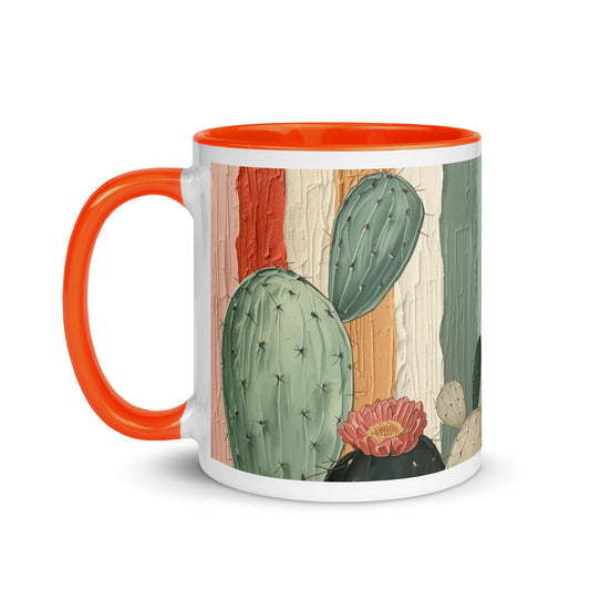 Mug Cactus à Intérieur Coloré